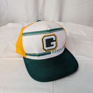 Green Bay Packers Green and Yellow Snapback Hat